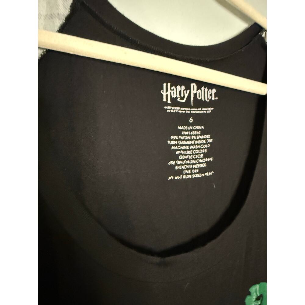 Torrid x Harry Potter Slytherin house green plaid raglan mini‎ skater dress - Picture 3 of 8